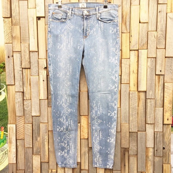 Hudson Jeans Denim - Hudson Snakeskin Jeans Size 31.  C1